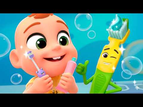 Let's Brush Our Teeth Together | Funny Nursery Rhymes