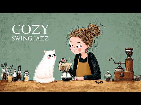 Smooth Café Jazz ☕ Quiet Happiness | 1940s Swing for Focus & Relaxation