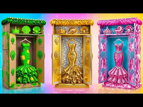 Chudý vs Bohatý vs Ultra Bohaté Mořská Panna | Skvělá Kreativní Výzva Multi DO Girls