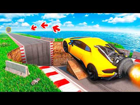 СМОЖЕТ ЛИ ЛАМБА ПРОЕХАТЬ ЧЕРЕЗ ОГРОМНУЮ ЯМУ В ГТА 5 ? - ЭКСПЕРИМЕНТ В GTA 5
