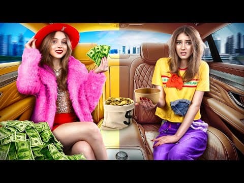 Бедная Девушка в Семье Миллионеров! Богатый Папа vs Бедная Мама
