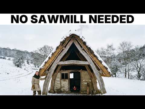 How Medieval People Built Winter Homes Without Sawn Lumber