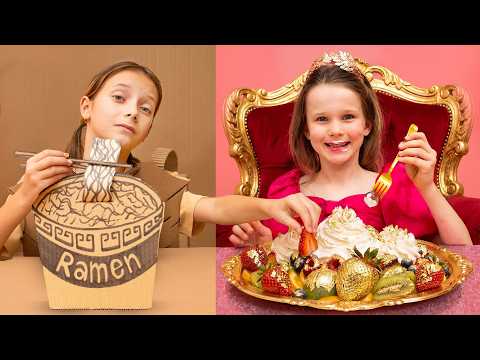 Pink Luxury vs Cardboard – A School Challenge