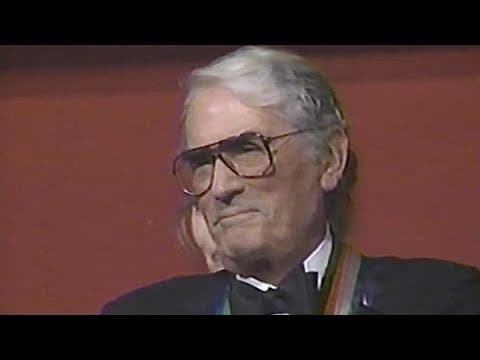 Gregory Peck Kennedy Center Honors Tribute 1991--Audrey Hepburn