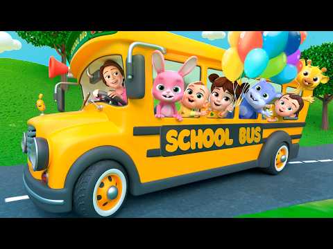 Animals Go to a Picnic! Wheels on the Bus | Lalafun Nursery Rhymes