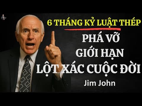 CHỈ 6 THÁNG KỶ LUẬT THÉP, BẠN SẼ KHÔNG CÒN NHẬN RA CHÍNH MÌNH | ĐỘNG LỰC TỪ JIM ROHN
