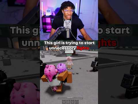 She Called me WHAT.. 😭🙏  #thestrongestbattlegrounds #roblox