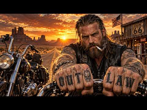 Leather, Smoke & Broken Souls | Biker Rock & Dark Country Full Playlist | Sons of Anarchy Vibes