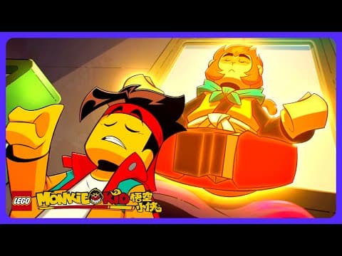 LEGO Monkie Kid - Meet the Smartie Kid! 🧠 | Kids Cartoons | WildBrain Action Arena