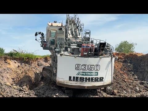 Big Monster Liebherr’s R 9350 Excavator’s || Loading Subsoil on Cat 777E Dumper ~ Miningstory 
