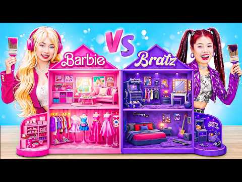 บาร์บี้ Vs แบรตซ์ ในชาเลนจ์แปลงโฉมห้อง! ศัตรูของฉันกลายเป็นพี่น้องของฉัน! | Baby Doll Thailand