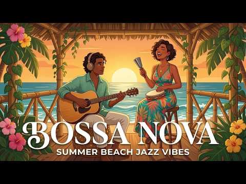 LIVE 24/7 💖 Relaxing Bossa Nova Covers 🌊 Jazz Cafe Music