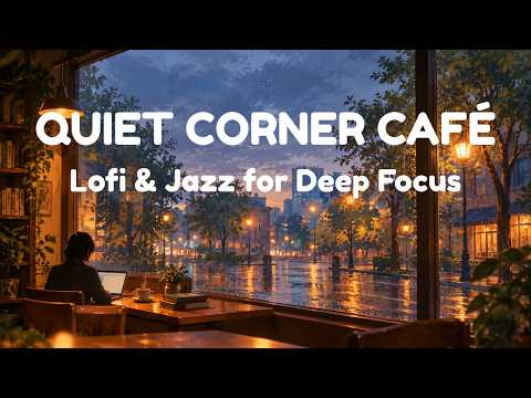 A Cozy Day at Quiet Corner Café ☕ Lofi & Jazz for Deep Focus