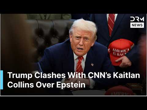 Heated Clash: Trump Explodes at CNN’s Kaitlan Collins Over Epstein Questions at White House | AC1G