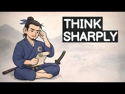How to Train Your Mind to Think Sharply | Miyamoto Musashi