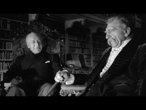 C. Aubrey Smith and Henry Stephenson talk about the pending arrival of Lord Fauntleroy