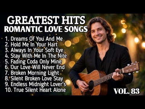 🎸 Greatest Hits Love Songs 💖 | Love Songs of the 80s,and 90's |Slow Rock style,Playlist Vol.83