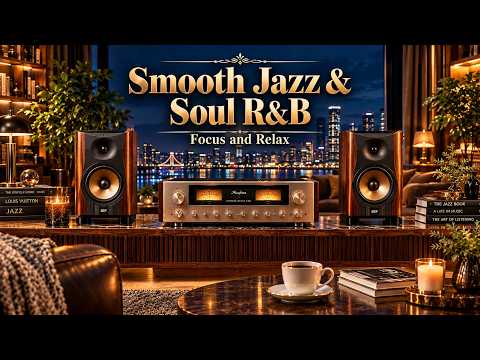 Smooth Jazz & Soul R&B - Midnignt Jazz Longue | Focus, Relaxing Instrumental Vibes