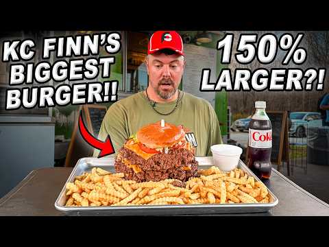 Katina Told Me I Was INSANE | KC Finn's LARGEST EVER "Big Ass" Burger Challenge!!