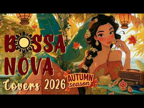 🍂 Golden Autumn Bossa Nova 🍁 | Cozy Coffee Bossa Nova Playlist