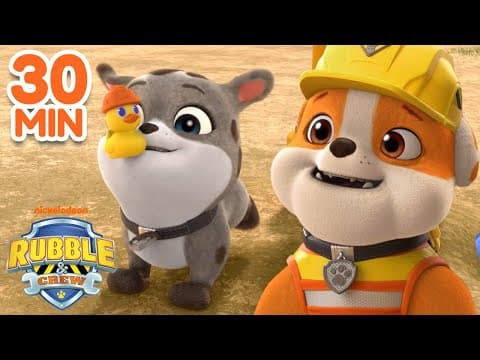 Rubble’s Silly Adventures in Builder Cove! W/ Charger & MORE | 30 Minute Compilation | Rubble & Crew