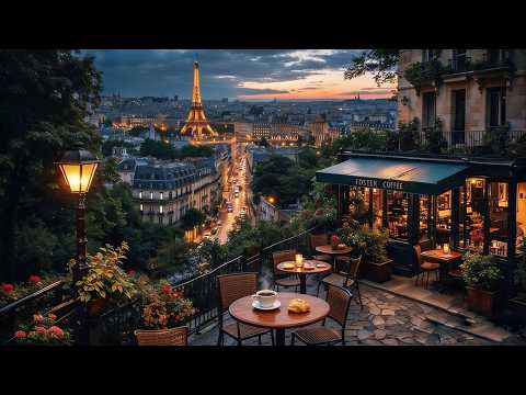 A Paris Café Balcony in the 1950s 🌙 | Soft Oldies & Vintage Nostalgia