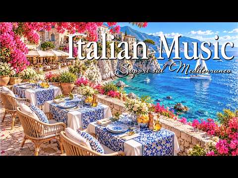 Relaxing Italian Music & Mediterranean Vibes 🎶 Peaceful Amalfi Coast & Lake Como Escape 4K