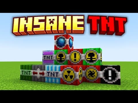 Insane TNT Mod - Minecraft Mod Showcase 1.20