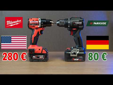 NEW drill Parkside Performance VS Milwaukee M18 BLPDRC