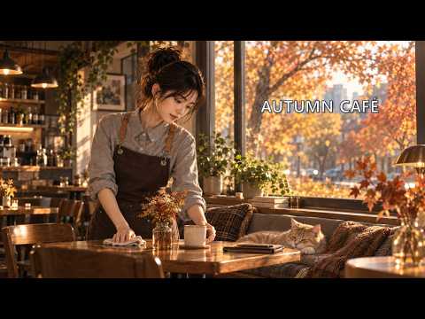 Autumn Café 🍂 Warm Lofi Music for Coffee Shops, Work & Relax | Futureon Lofi
