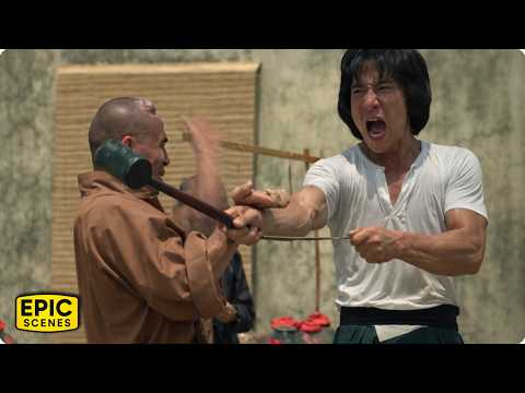 Jackie Chan vs The Iron Headed Bullet | Wedding Fight Scene | Drunken Master