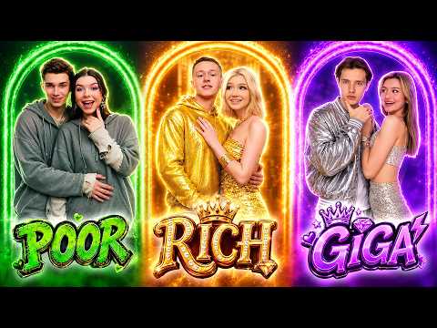 Ultimate Couples Challenge! Rich vs Poor vs Giga Rich Relationship