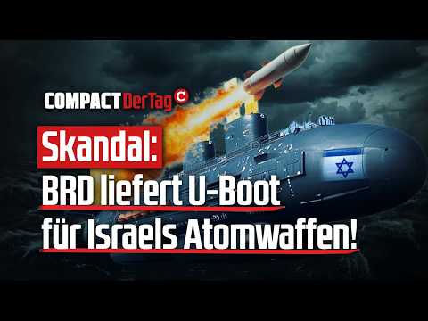 Scandal: Germany delivers submarine for Israel's nuclear weapons!💥