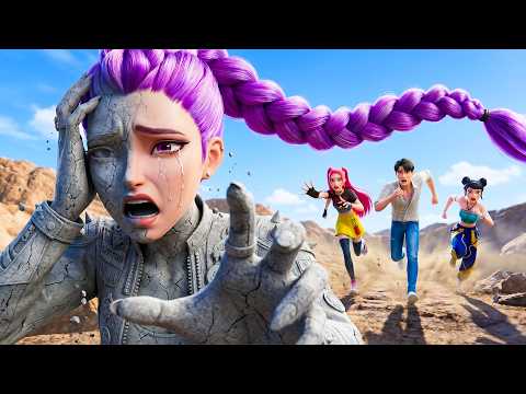 RUMI TURNS TO STONE?! A Terrifying Escape in the Forest! | Kpop Demon Hunter