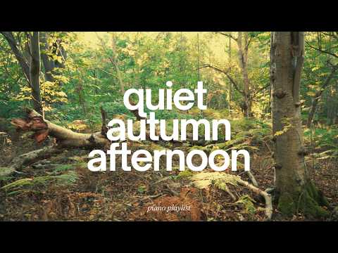 A Quiet Autumn Afternoon | Gentle Piano Playlist (No AI)