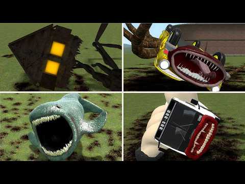 HOUSE HEAD,SPRUNK RADDY MCC,HOUSEHEAD BUS EATER VS ALL TREVOR HENDERSON EVERY DEATH POSITION GMOD!