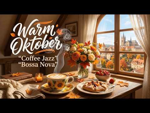 October Morning Jazz 🎷 Warm Coffee Ambience & Mellow Bossa Nova
