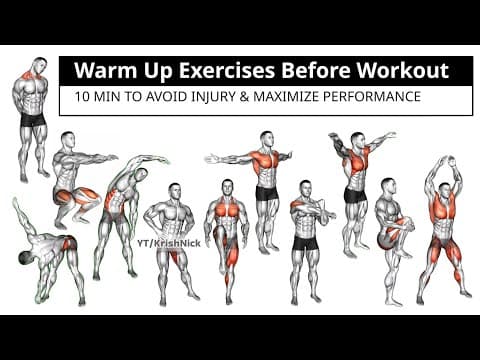 Warm Up Exercises Before Workout | 10 MIN TO AVOID INJURY & MAXIMIZE PERFORMANCE