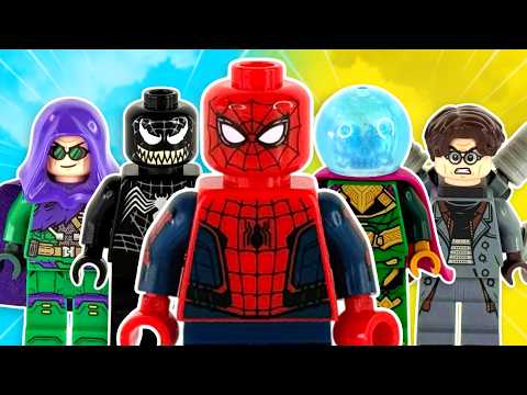 I Built Every LEGO SPIDER-MAN Movie Villain…