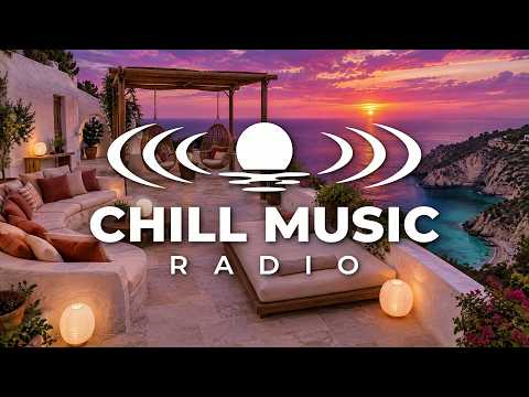 Sunset Cliffside Rooftop Lounge 🌅 Deep Chillout Music for Relax & Unwind | Coastal Ambient Vibes