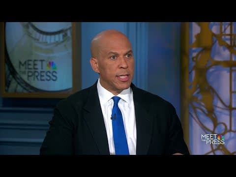 Cory Booker calls on Democrats to ‘focus on the people’: Full interview