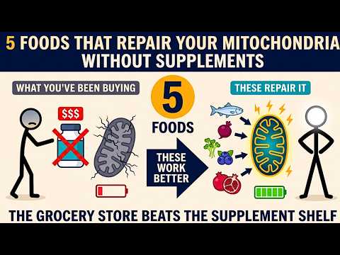 5 Foods That Actually Fix Mitochondrial Damage (Without Any Supplements)
