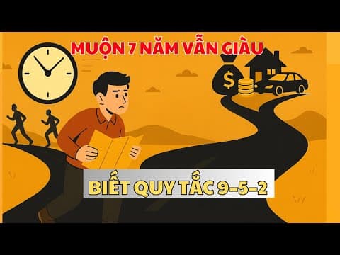 MUỘN 7 NĂM VẪN GIÀU – CHỈ CẦN BIẾT QUY TẮC 9–5–2 TRƯỚC NGƯỜI KHÁC! | Học Cách Làm Giàu