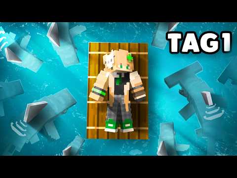 Ich habe 100 Tage auf Minecraft's schwerstem Ozean überlebt...