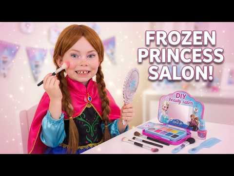 Alice and DIY beauty salon with Princess
