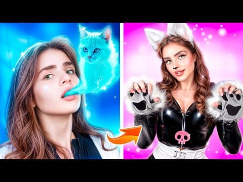 I Became a Cat in Real Life! From Nerd to Cat!