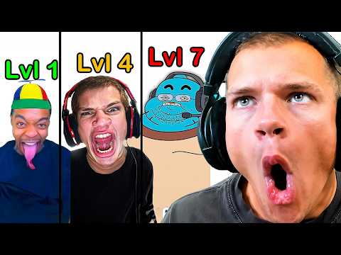 7 Levels Of Video Game Addiction *JYNXZI REACTS*