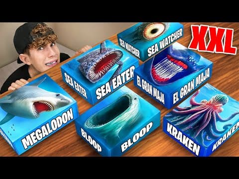 NEVER OPEN ALL MYSTERY BLOOP SEA EATER EL GRAN MAJA BOXES at 3 AM!!