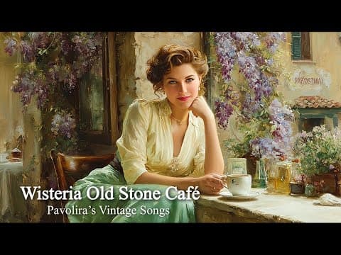 1950s Wisteria Old Stone Café | Pavolira's Vintage Songs