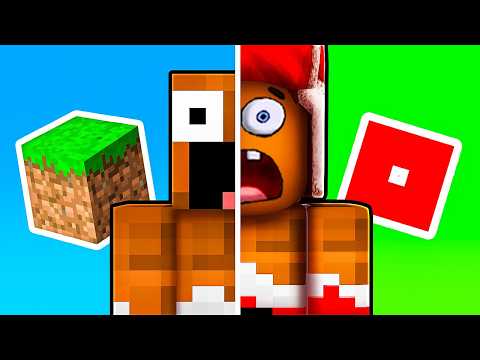 Мой Друг СОЕДИНИЛ 2 ИГРЫ: Minecraft и Roblox